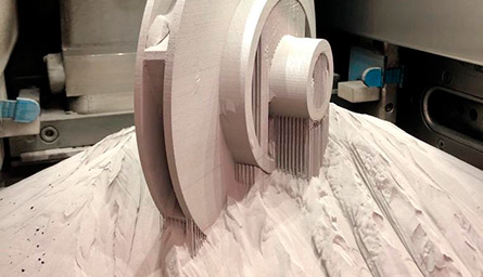 What does the powder bed melting