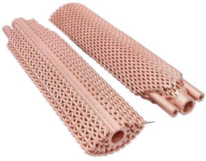 3d only printable pieces in copper. 